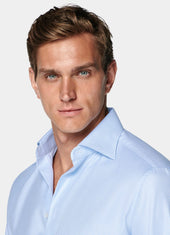 Houndstooth Widespread Collar Shirt