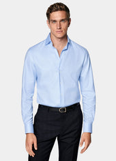 Houndstooth Widespread Collar Shirt