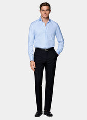 Houndstooth Widespread Collar Shirt