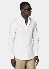 Striped Point Collar Shirt