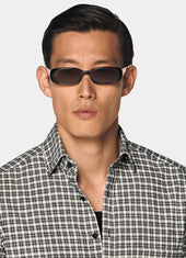 Checked Cotton Flannel Shirt