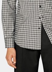 Checked Cotton Flannel Shirt