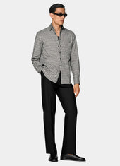 Checked Cotton Flannel Shirt