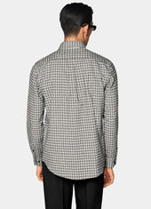 Checked Cotton Flannel Shirt