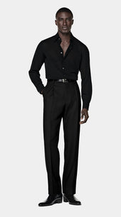 Black Wool Shirt
