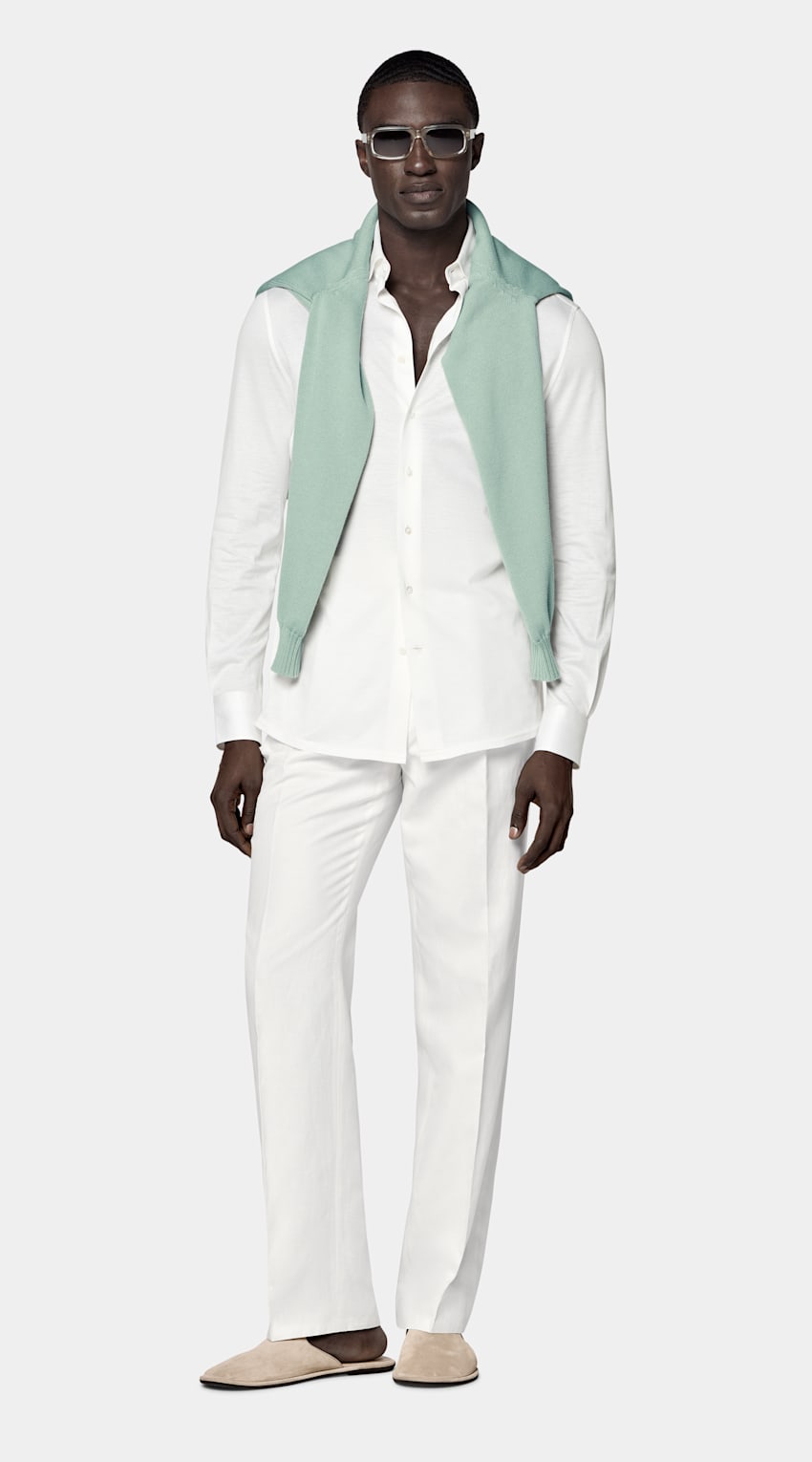 Knitted Cotton Silk Shirt