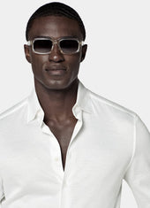 Knitted Cotton Silk Shirt