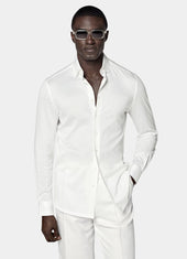 Knitted Cotton Silk Shirt