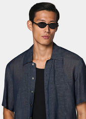 Viscose Linen Short Sleeve Shirt