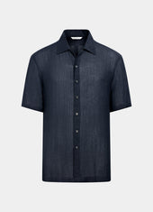Viscose Linen Short Sleeve Shirt