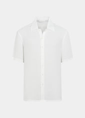 Viscose Linen Short Sleeve Shirt