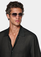 Viscose Linen Short Sleeve Shirt
