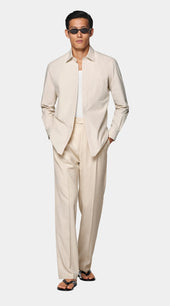 Light Brown Cotton Shirt