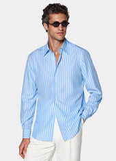 Striped Lyocell Shirt