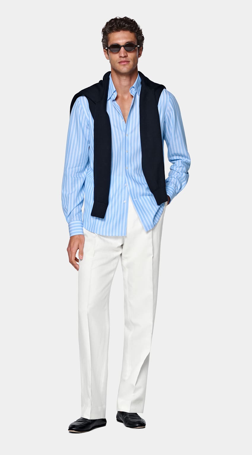 Striped Lyocell Shirt