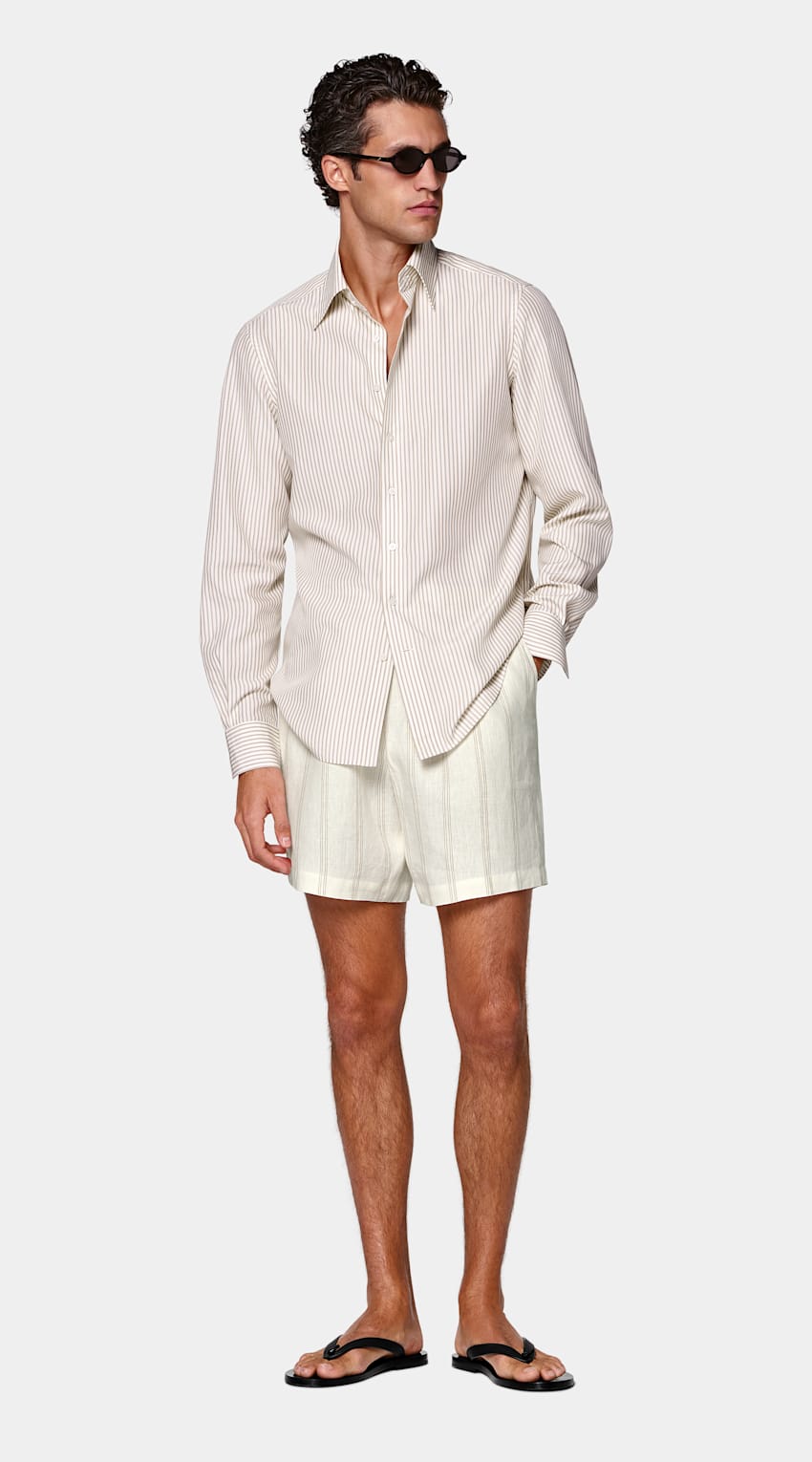 Striped Lyocell Shirt