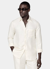Linen Silk Overshirt