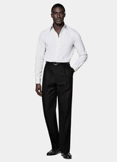 Striped Point Collar Shirt