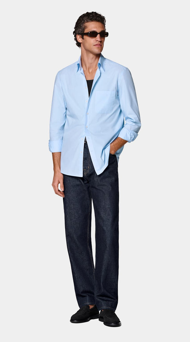 Light Blue Cotton Shirt