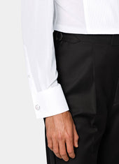 Sheer Tailored Fit Tuxedo Shirt