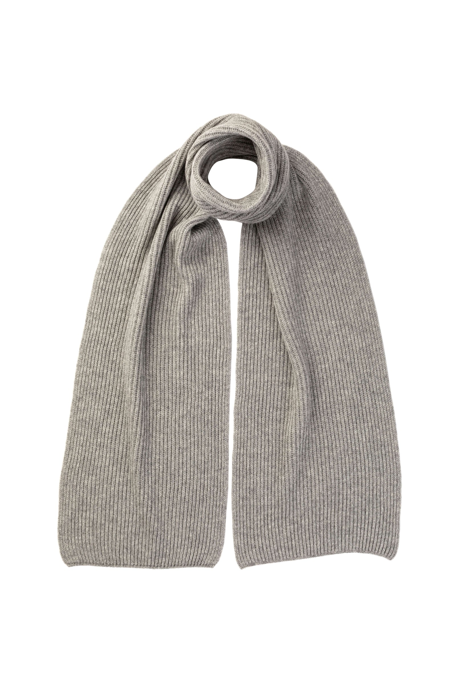 Cashmere Ribbed Scarf