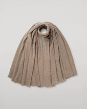 Raeburn Light Brown Cashmere Travel Stole