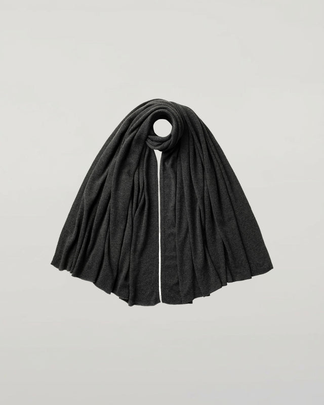 Gauzy Cashmere Charcoal Travel Stole