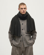 Gauzy Cashmere Dark Grey Travel Stole