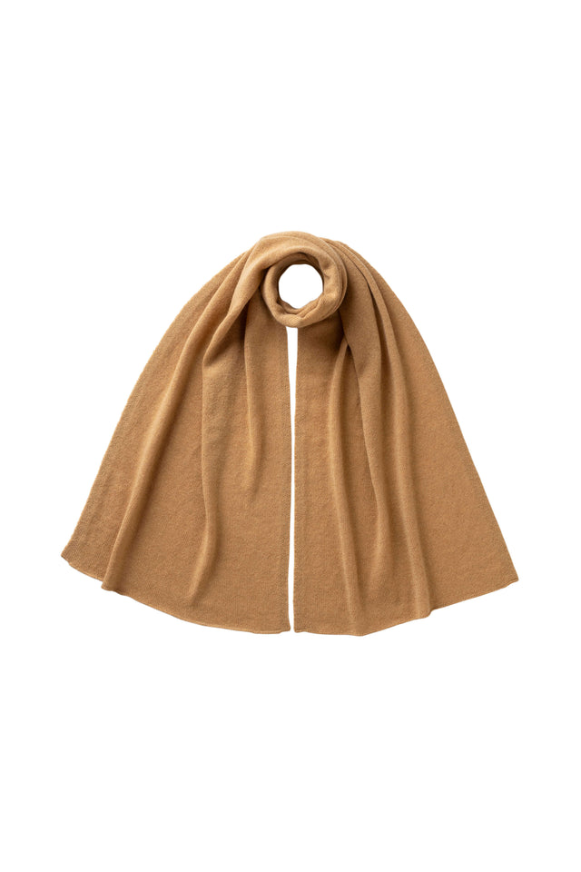Gauzy Cashmere Camel Travel Stole