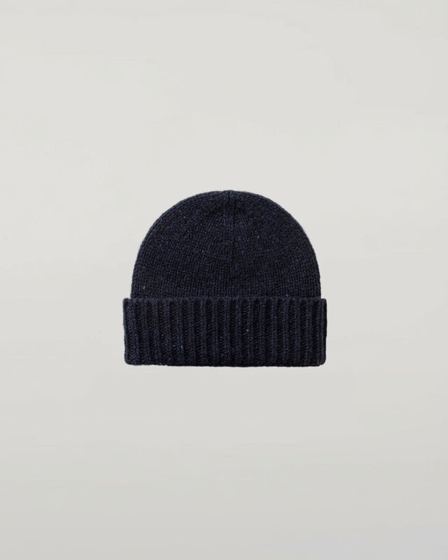 Donegal Cashmere Dark Navy Beanie