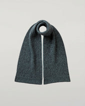 Donegal Cashmere Blue Knitted Scarf