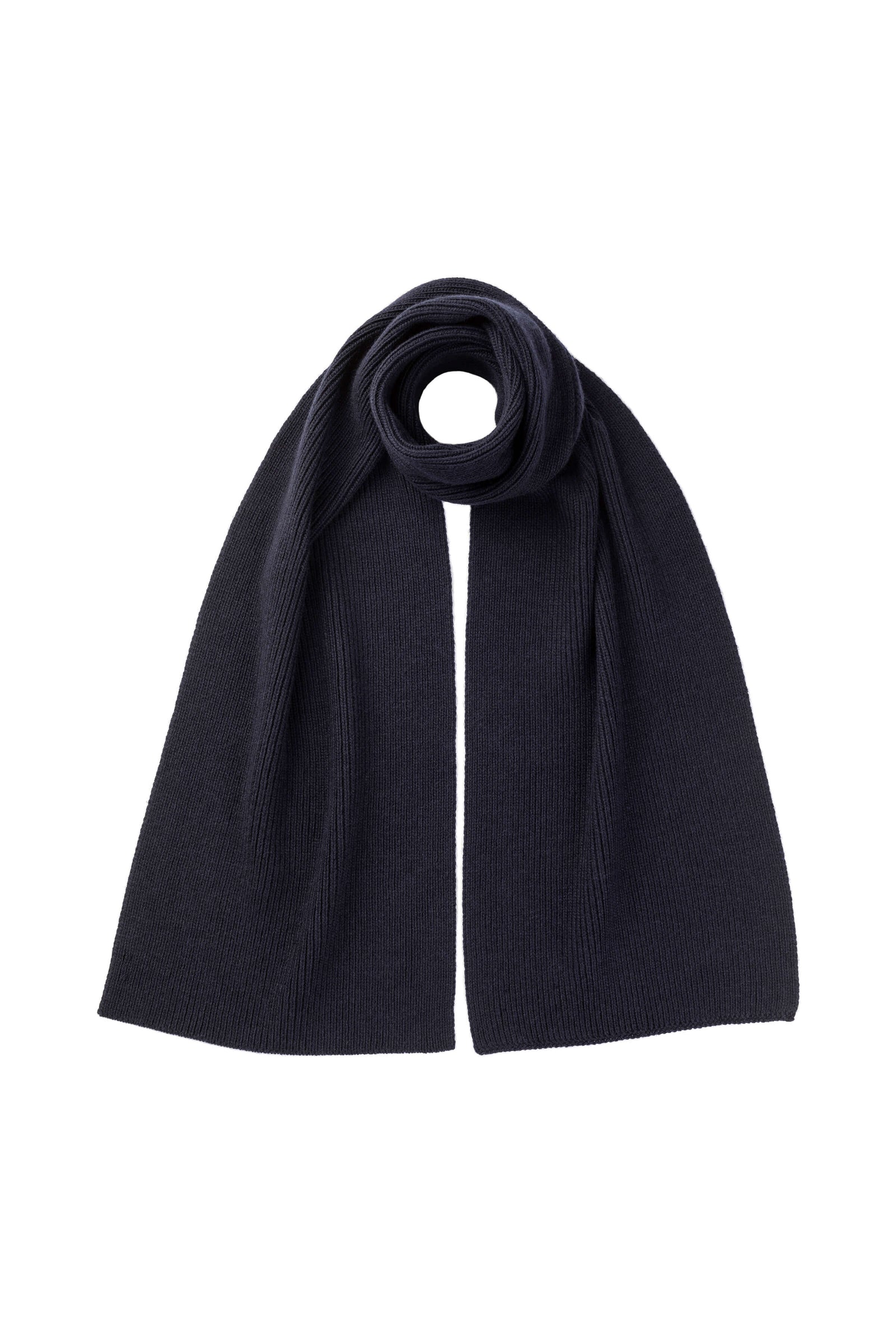 Ribbed Cashmere Scarf