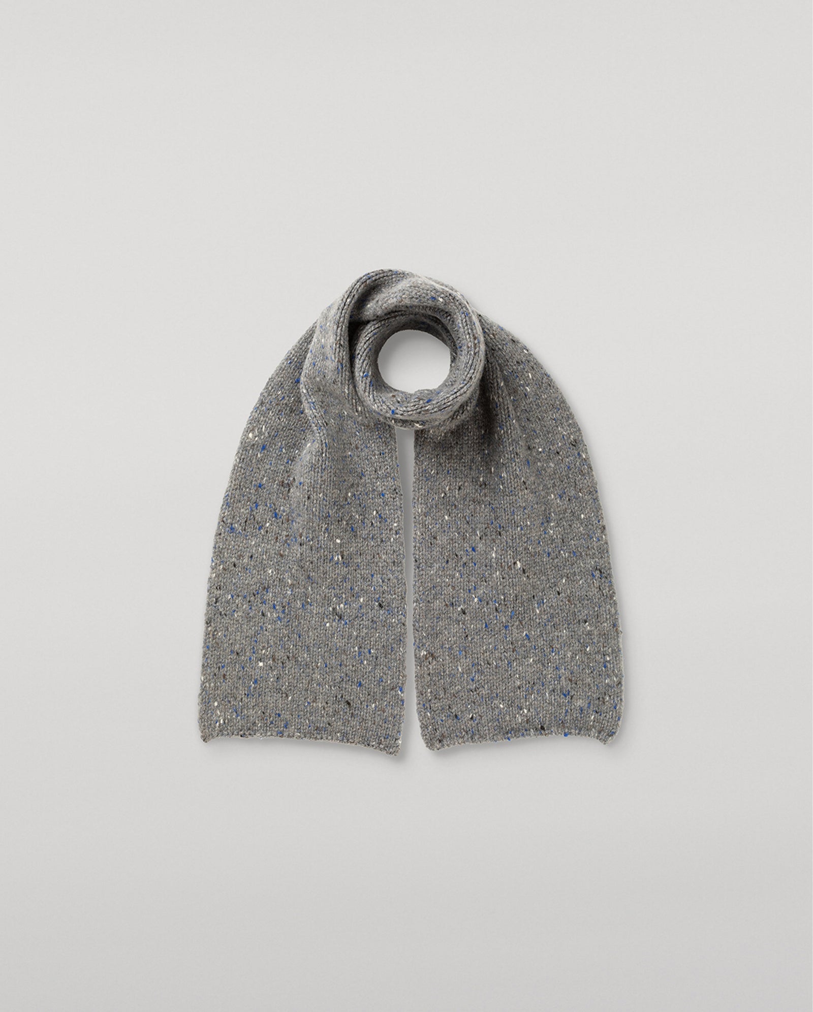 Tiree Grey Donegal Cashmere Scarf