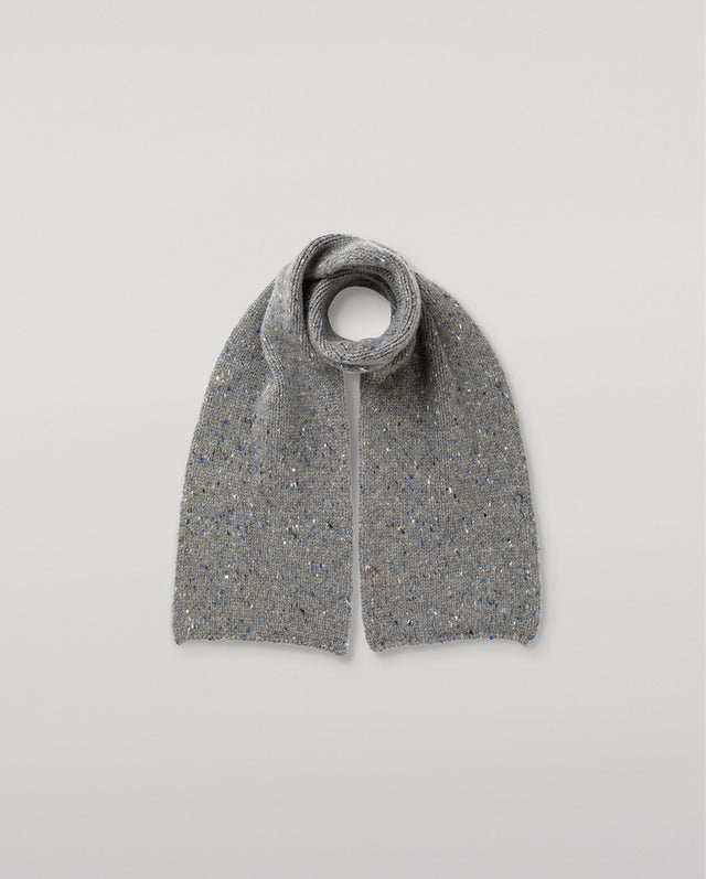 Tiree Grey Donegal Cashmere Scarf