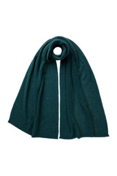 Crochet Green Cashmere Stole