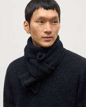 Tiree Blue Donegal Cashmere Scarf
