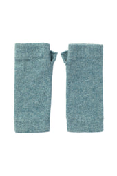 Green Cashmere Wrist Warmers