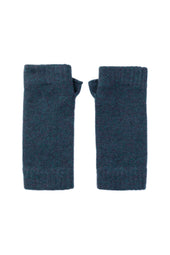 Navy Cashmere Wrist Warmers