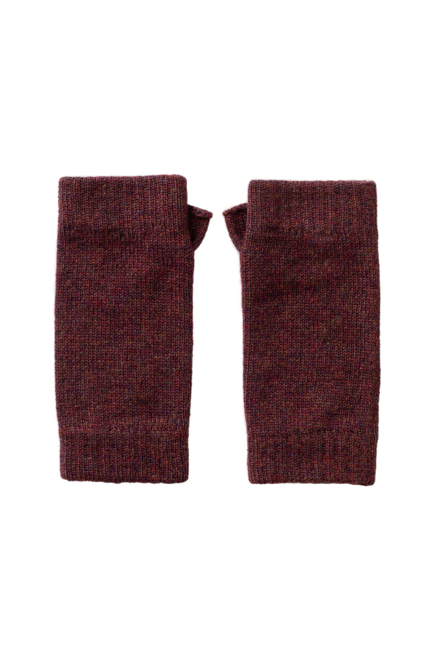 Purple Cashmere Wrist Warmers