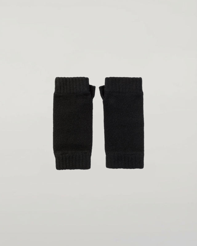Black Cashmere Wrist Warmers
