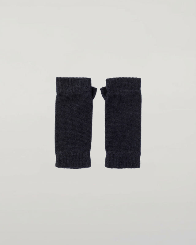 Dark Navy Cashmere Wrist Warmers