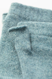 Green Cashmere Wrist Warmers