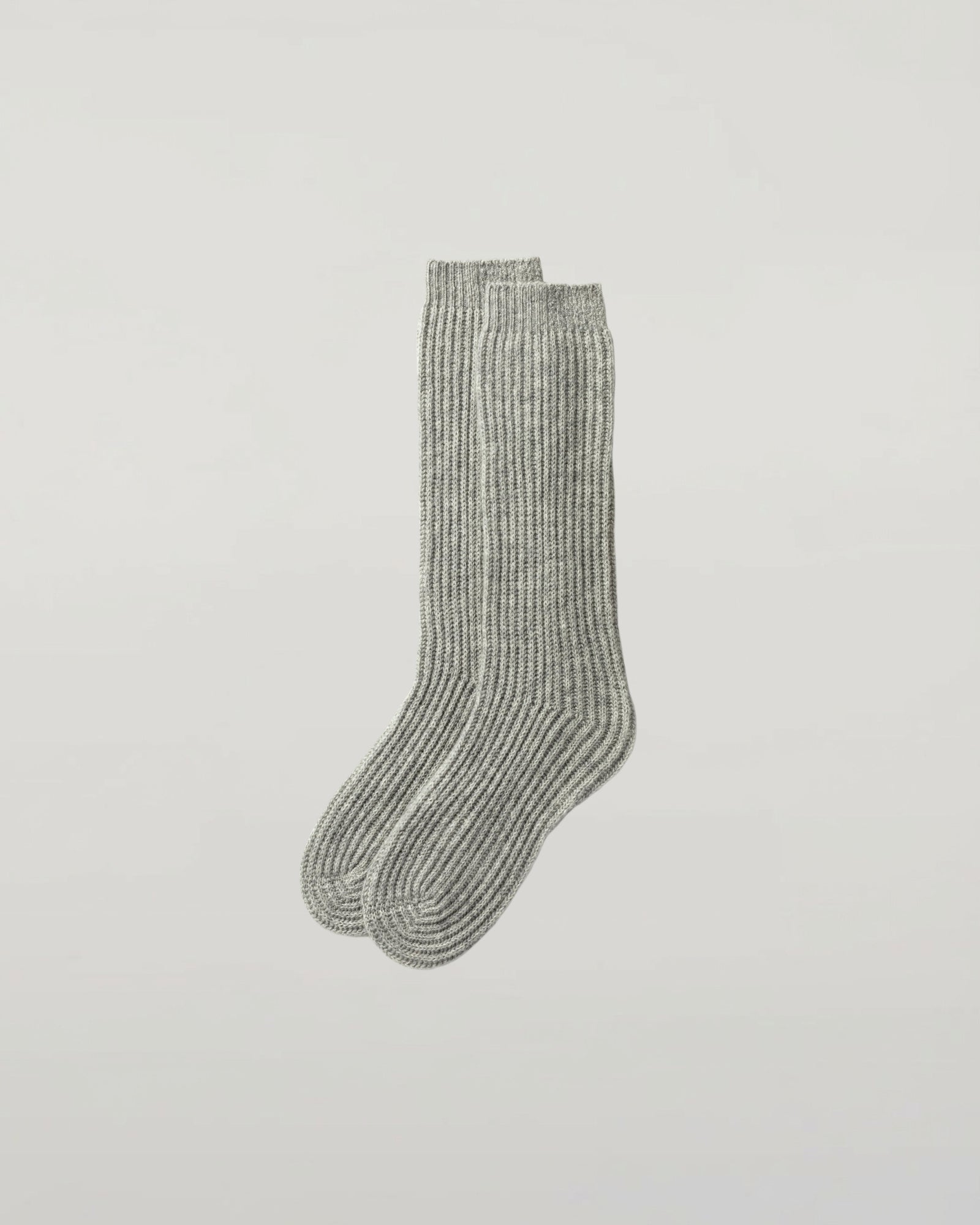 Luxe Ribbed Cashmere Socks