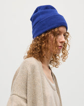 Braemar Blue Cashmere Beanie