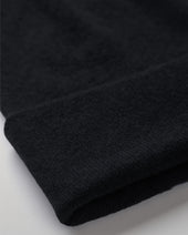 Braemar Black Cashmere Beanie