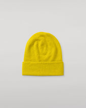 Braemar Yellow Cashmere Beanie