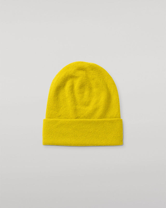 Braemar Yellow Cashmere Beanie