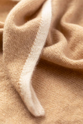 Double Faced Camel Cashmere Triangle