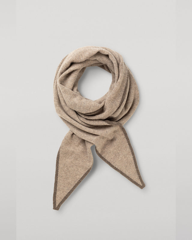 Ethel Brown Cashmere Diamond Scarf