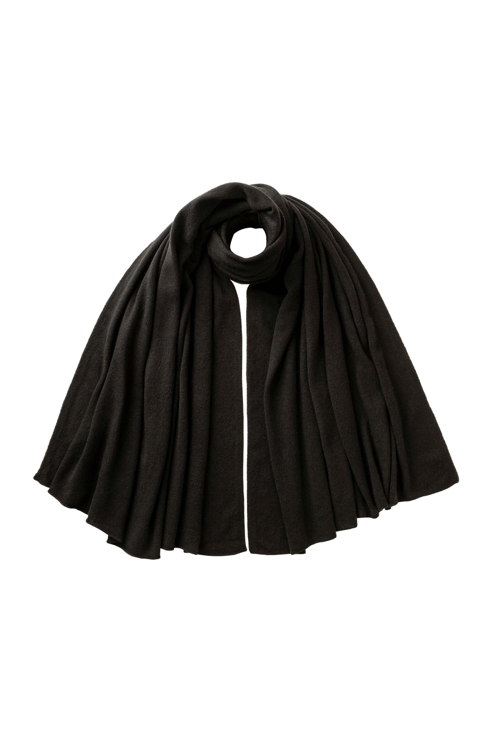 Gauzy Cashmere Dark Grey Travel Stole